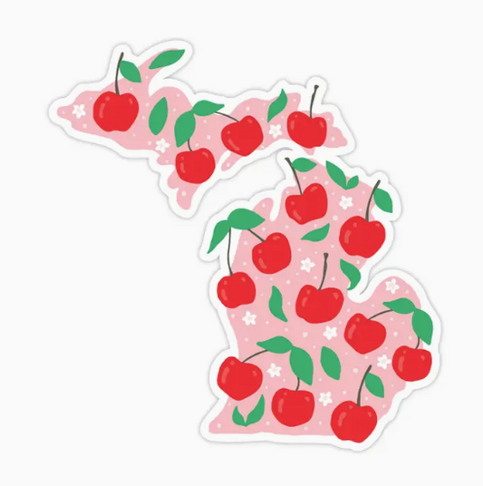 Michigan Cherry Sticker