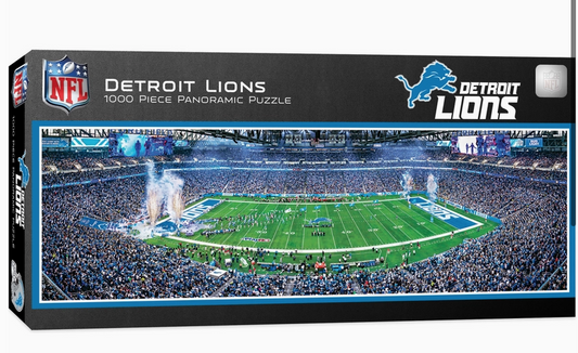 Detroit Lions - 1000 Piece Panoramic Puzzle