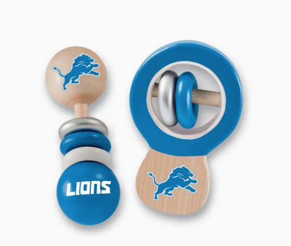 Detroit Lions - Baby Rattles 2-Pack