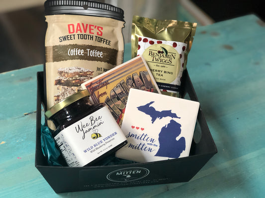 Tea and Jam Made In Michigan Gift Basket