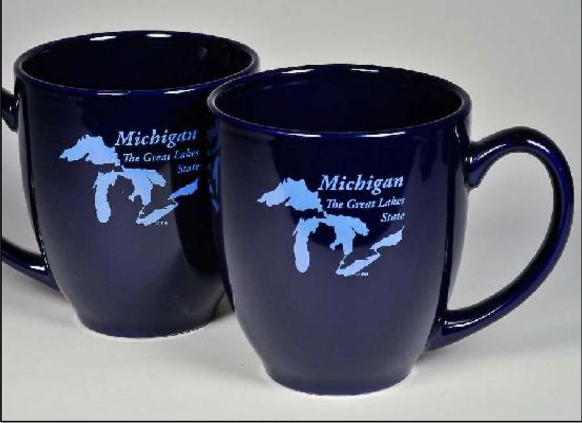 Michigan The Great Lakes State Coffee Mug – Made In The Mitten