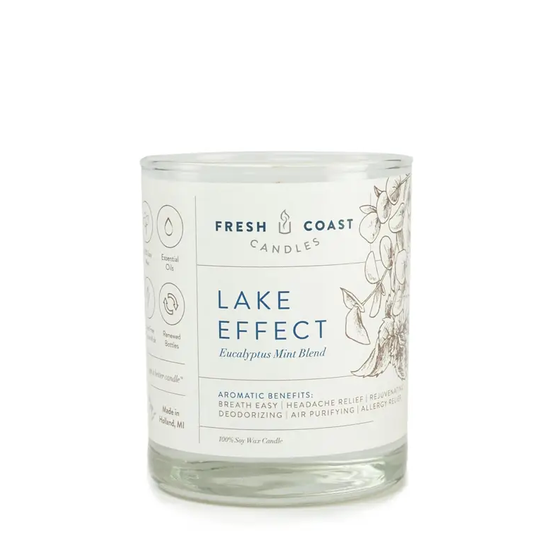 Lake Effect All Natural Organic Candle 6.5oz